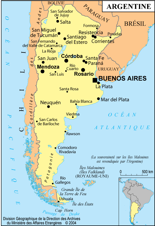 Présentation de l'Argentine