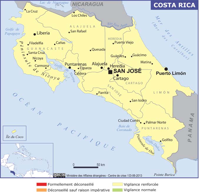 Costa Rica - Ministère de l'Europe et des Affaires étrangères