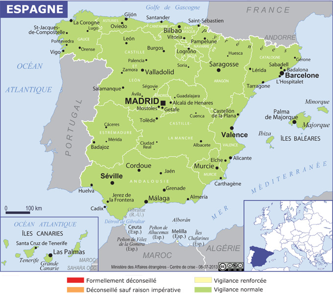Espagne - Ministère de l'Europe et des Affaires étrangères