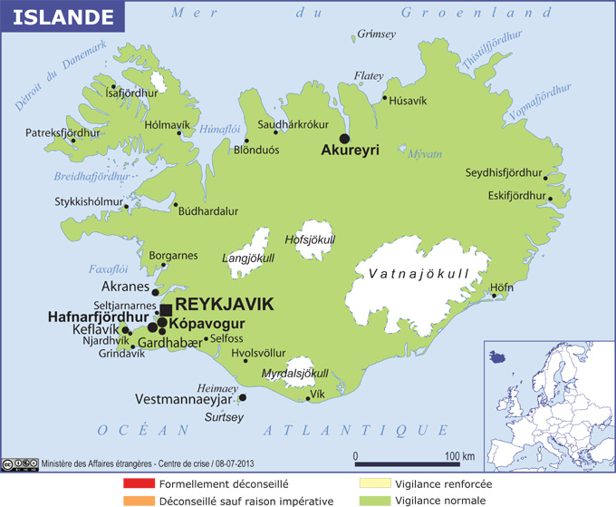 Infos sur » islande carte europe » Vacances - Arts- Guides ...