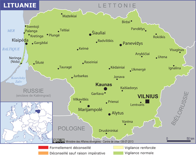 Lituanie - Ministère de l'Europe et des Affaires étrangères