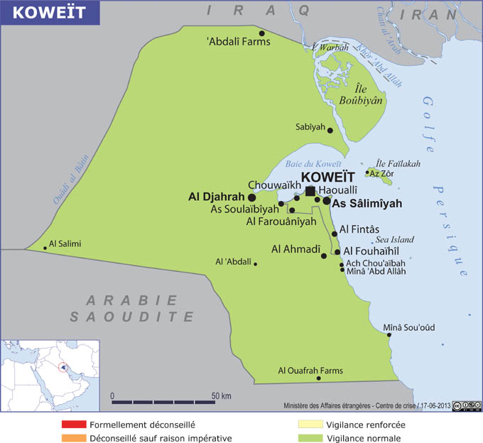 Koweït - Ministère de l'Europe et des Affaires étrangères