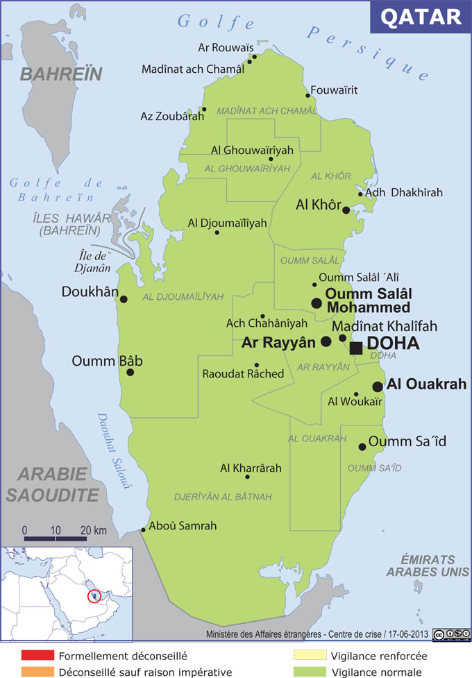 Qatar - Ministère de l'Europe et des Affaires étrangères