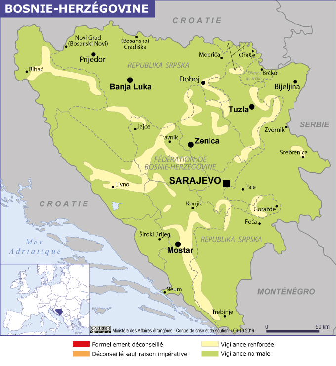 Bosnie-Herzégovine - Ministère de l'Europe et des Affaires étrangères