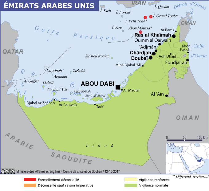 Emirats arabes unis - Ministère de l'Europe et des Affaires étrangères