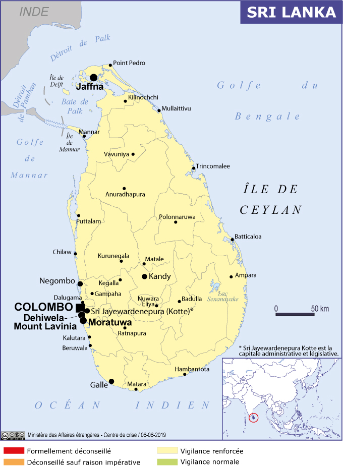 Sri Lanka - Ministère de l'Europe et des Affaires étrangères