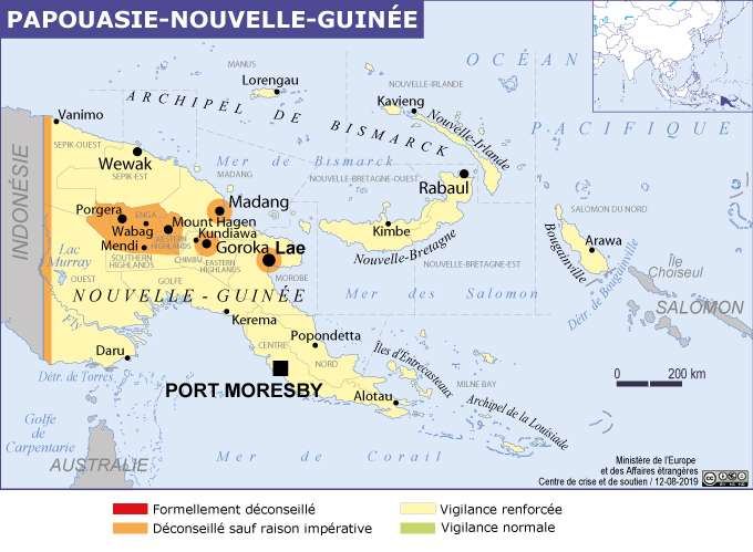 Papouasie-Nouvelle-Guinée - Ministère de l'Europe et des Affaires étrangères