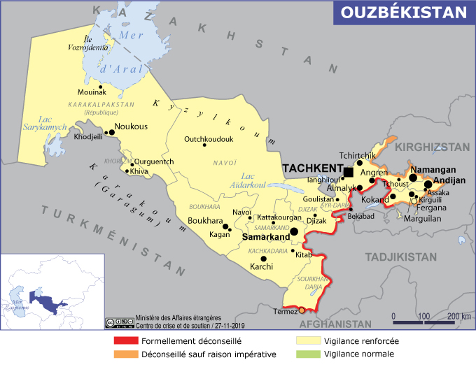 Ouzbékistan - Ministère de l'Europe et des Affaires étrangères