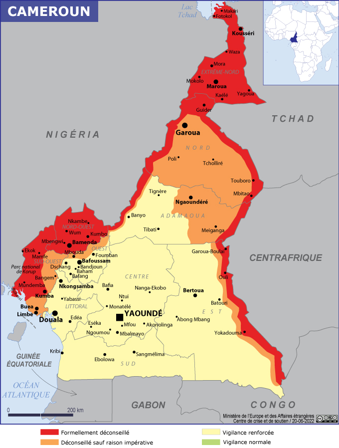 Cameroun - Ministère de l'Europe et des Affaires étrangères