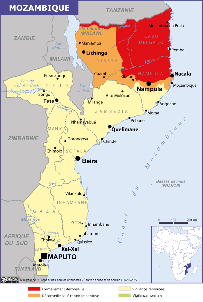 Mozambique - Ministère de l'Europe et des Affaires étrangères