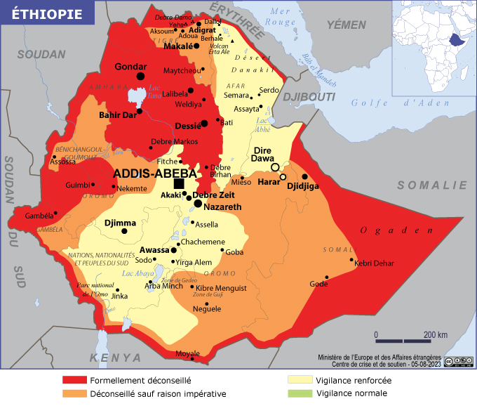 Ethiopie - Ministère de l'Europe et des Affaires étrangères