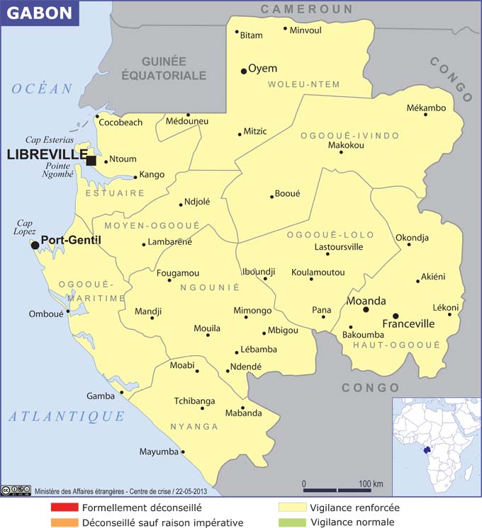 Gabon - Ministère de l'Europe et des Affaires étrangères
