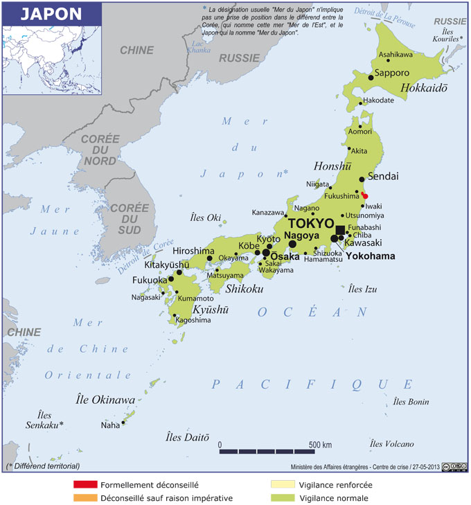 Japon - Ministère de l'Europe et des Affaires étrangères