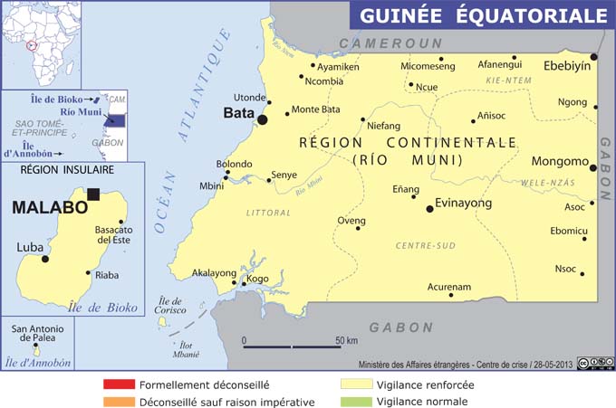 Guinée équatoriale - Ministère de l'Europe et des Affaires étrangères