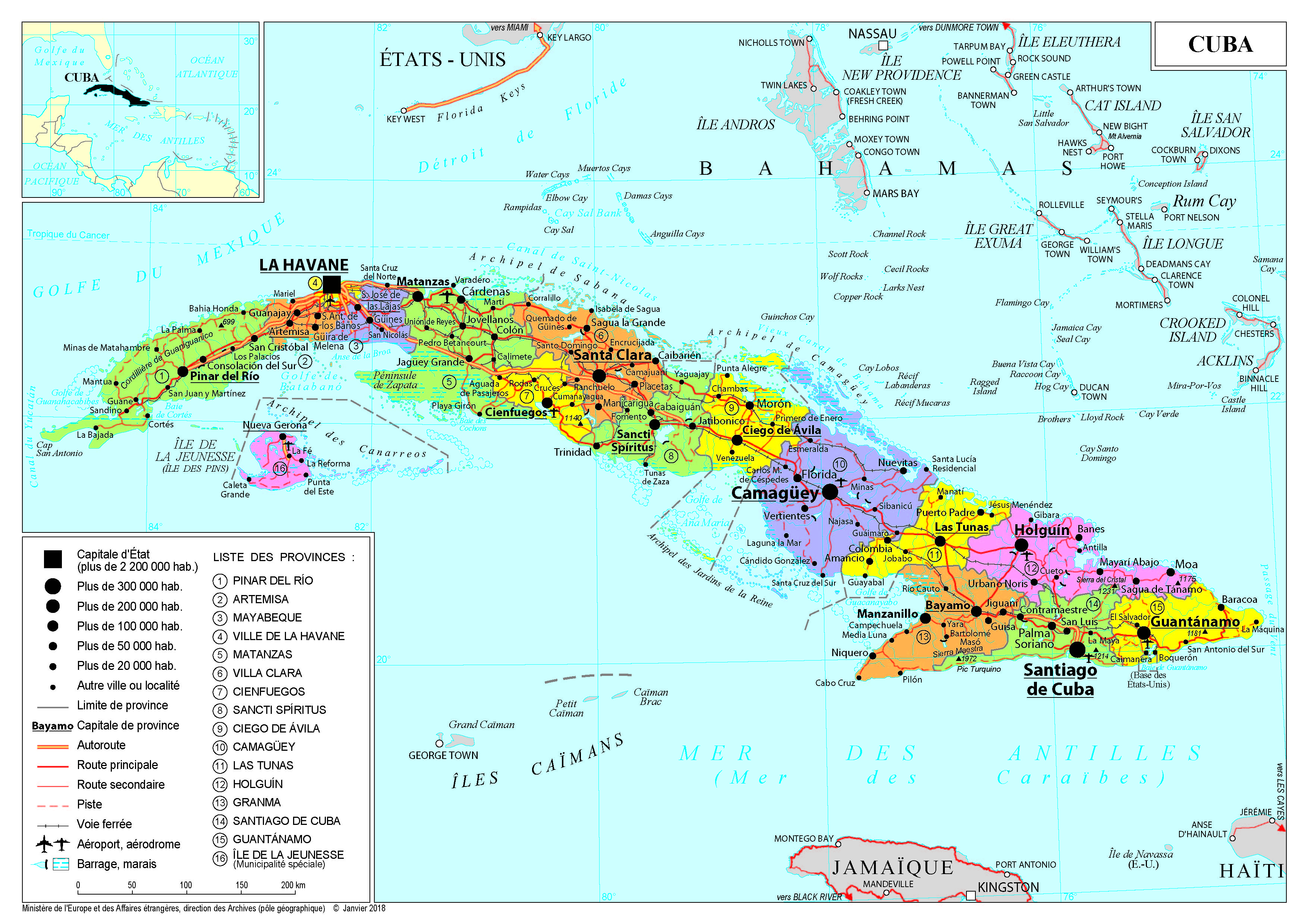 Présentation de Cuba - Ministère de l'Europe et des Affaires étrangères