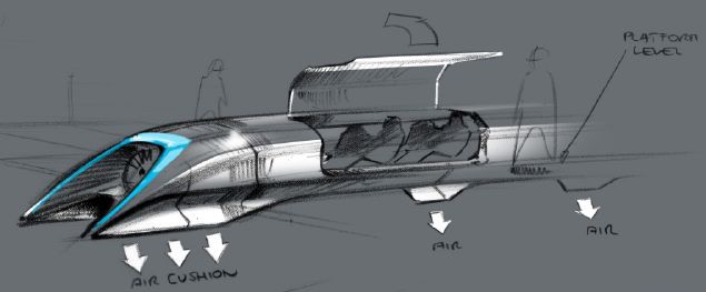 Illust: Dessin d'un hyperloop, 19.2 ko, 635x263
