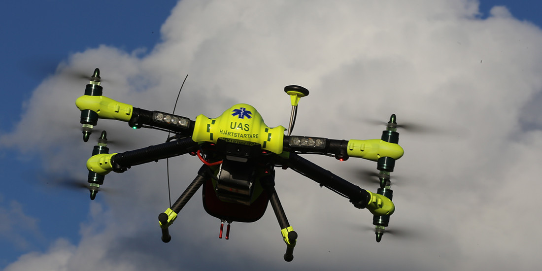 Le drone défibrillateur suédois - Ministère de l'Europe et des Affaires  étrangères