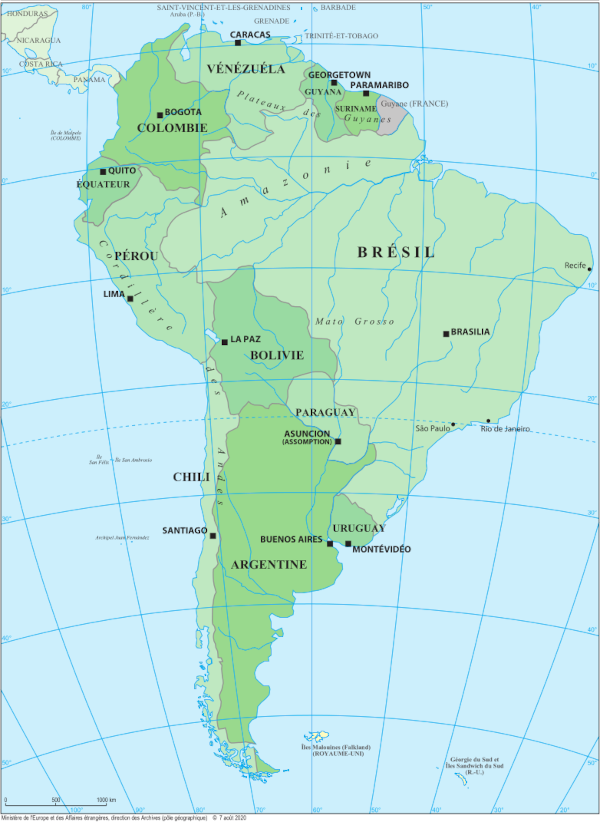 South America - Ministry for Europe and Foreign Affairs