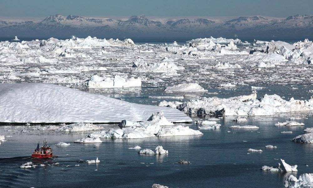 Image Diaporama - Icebergs au large d'Ilulissat, commune (...)