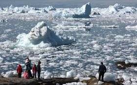 Image Diaporama - Paysage maritime au large d'Ilulissat, commune (...)