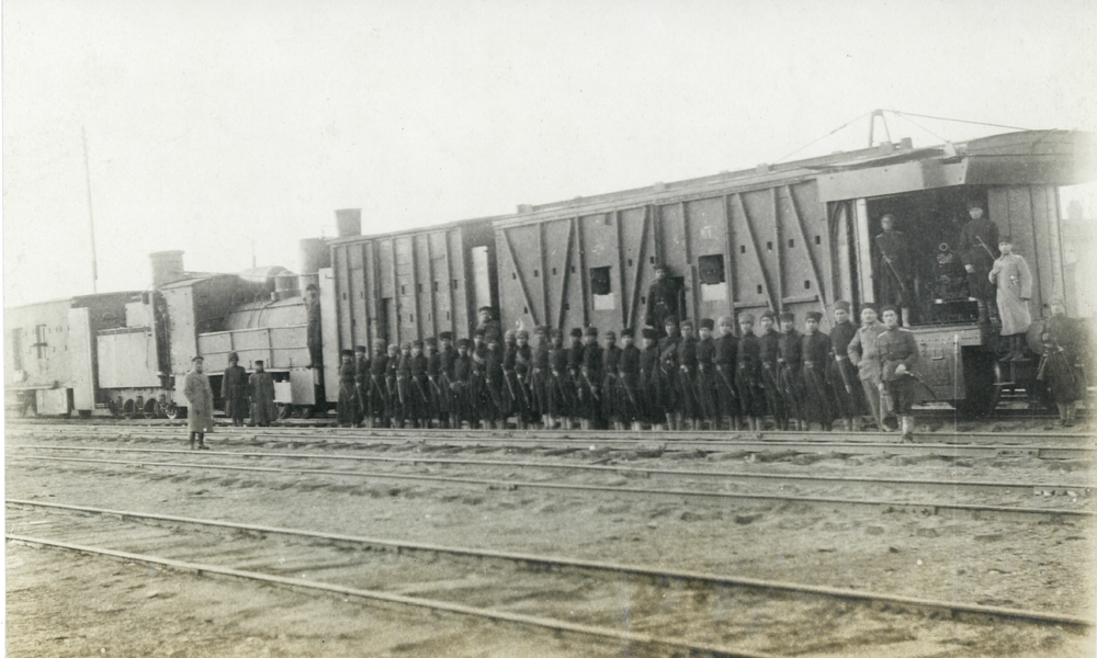 Image Diaporama - Photographie, train blindé [1918]