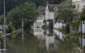 Image Diaporama - Samois sur Seine : inondation des rues et des (...)