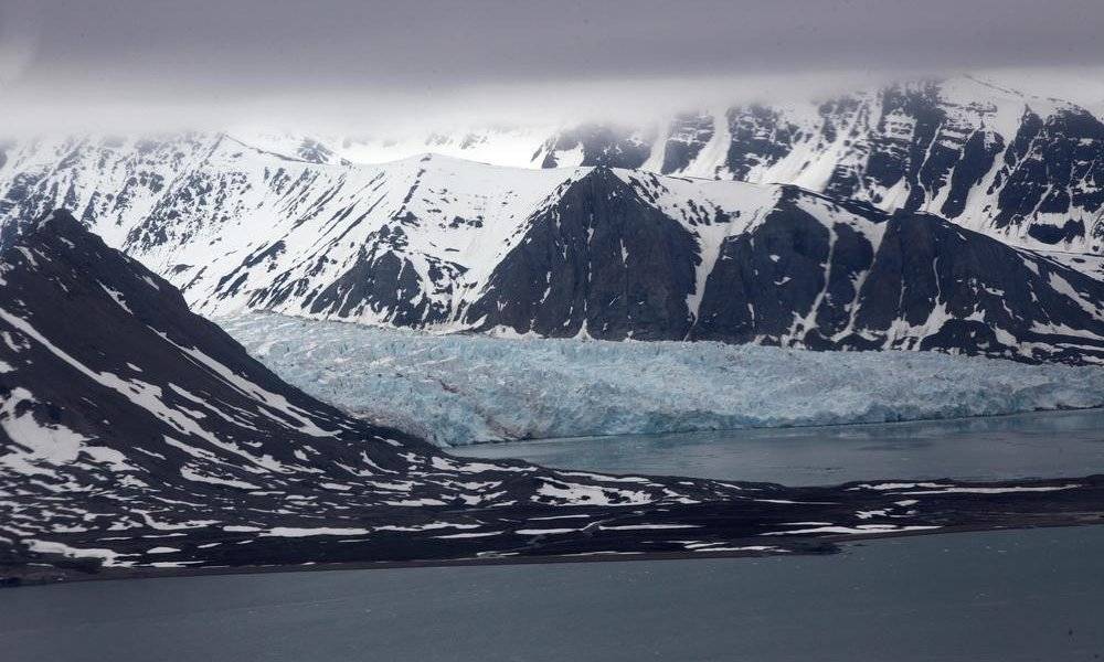 Image Diaporama - Glacier sur l'île du Spitzberg (nord de la (...)