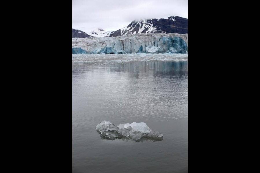 Image Diaporama - Glacier de l'île du Spitzberg (nord de la (...)