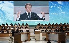 Image Diaporama - Intervention d'Emmanuel Macron, président de la (...)