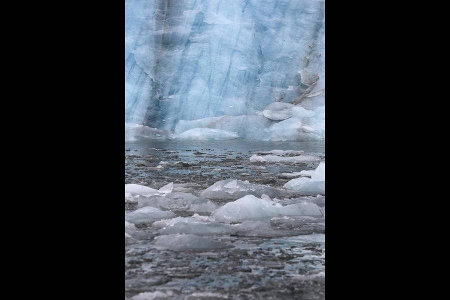 Image Diaporama - Glacier sur l'île du Spitzberg (mi-chemin entre (...)