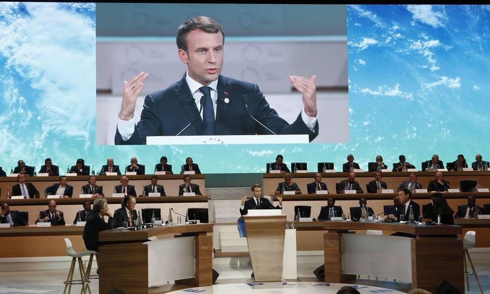 Image Diaporama - Intervention d'Emmanuel Macron, président de la (...)