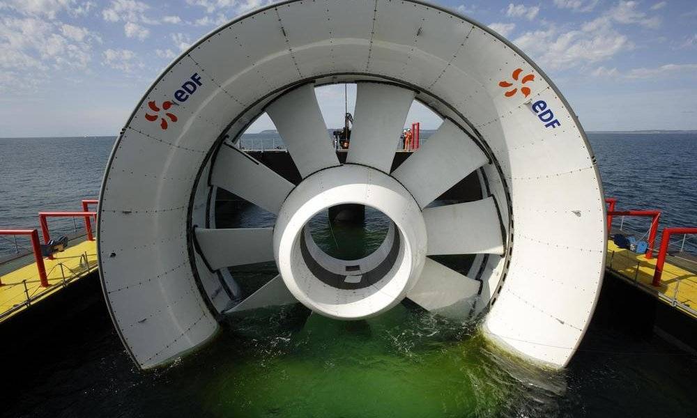 Image Diaporama - Tests sur la turbine d'une hydrolienne EDF, (...)