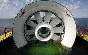 Image Diaporama - Tests sur la turbine d'une hydrolienne EDF, (...)