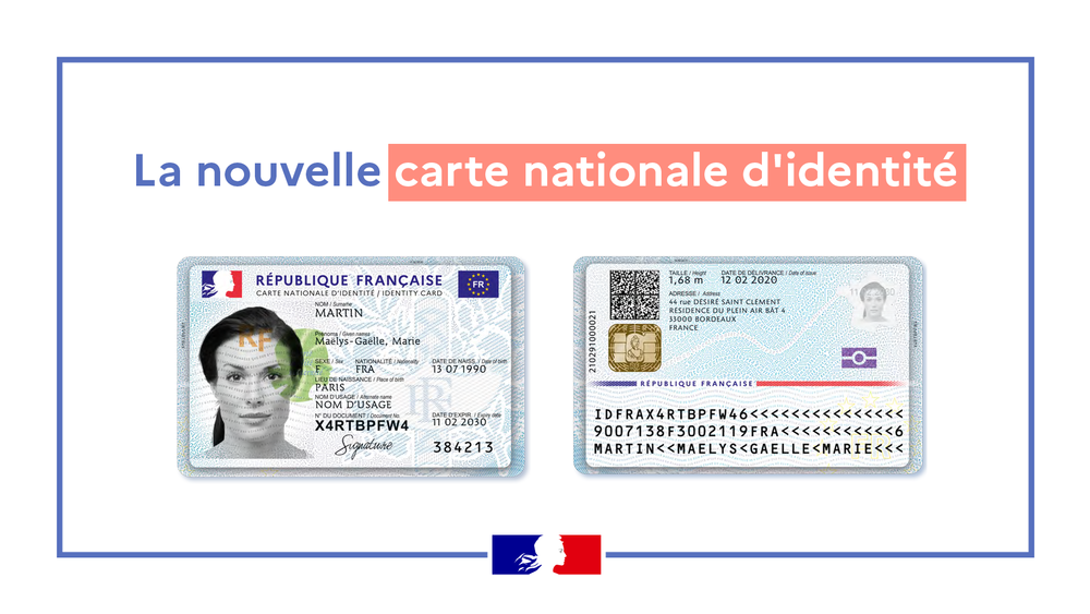 La nouvelle carte nationale d'identité - Ministère de l'Europe et des  Affaires étrangères
