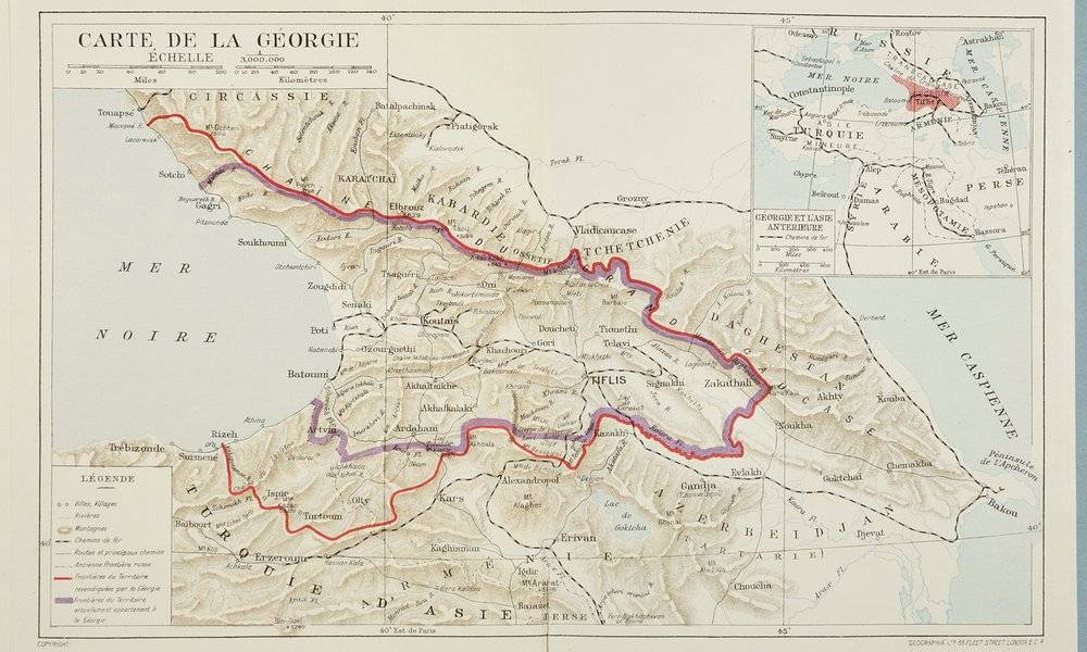 Image Diaporama - Carte hors-texte, Genève, 1920