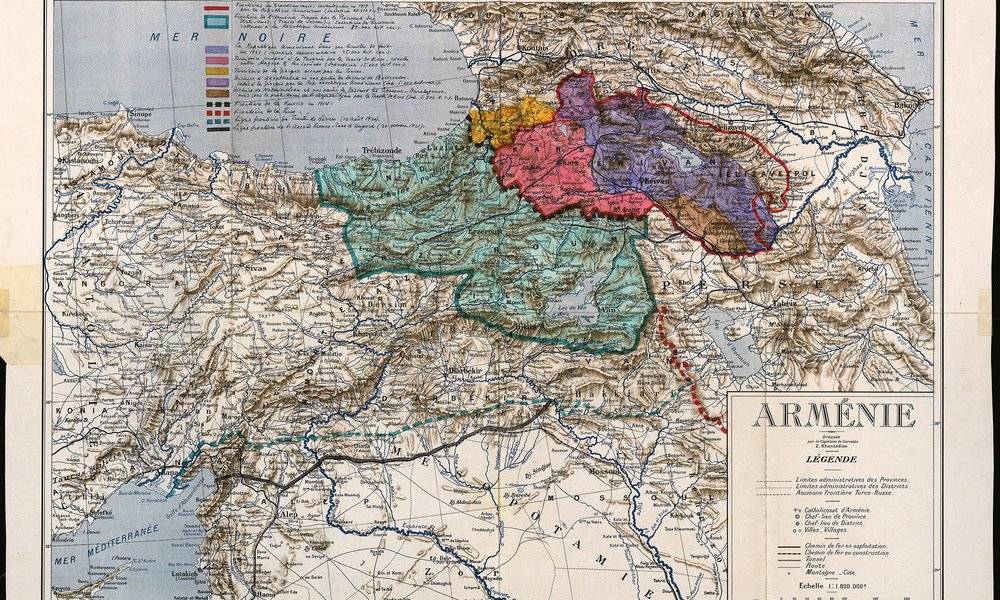 Image Diaporama - Carte de l'Arménie dressée par le capitaine Z. (...)