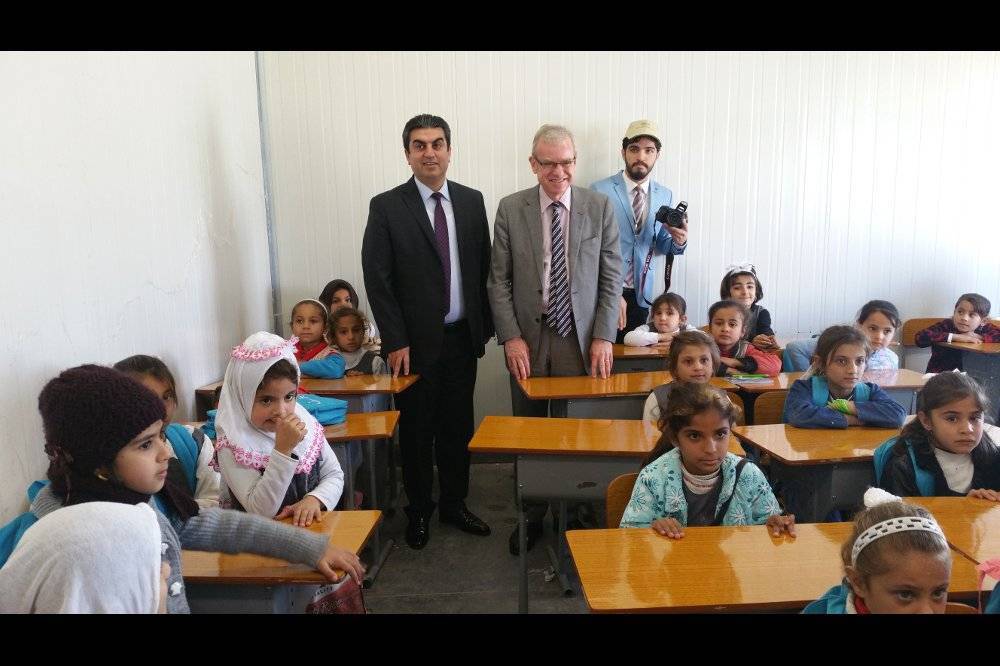 Image Diaporama - لغتا التعليم في المدرسة هما العربية والكردية/الصورة: (...)