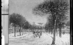 Image Diaporama - Sisley : rue dans la neige, collection (...)