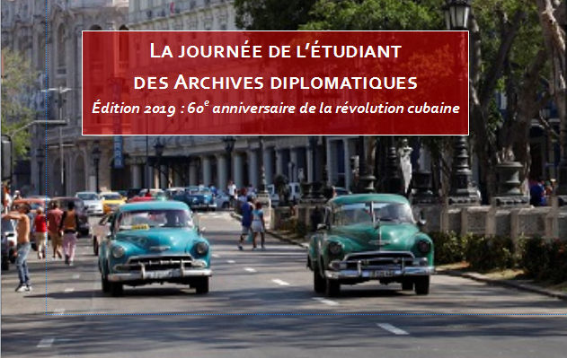 La journée de l'étudiant des Archives diplomatiques (La Courneuve, 10  octobre 2019) - Ministère de l'Europe et des Affaires étrangères