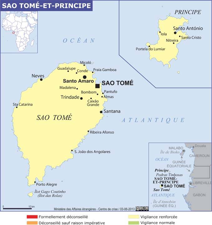 Sao Tomé-et-Principe - Ministère de l'Europe et des Affaires étrangères