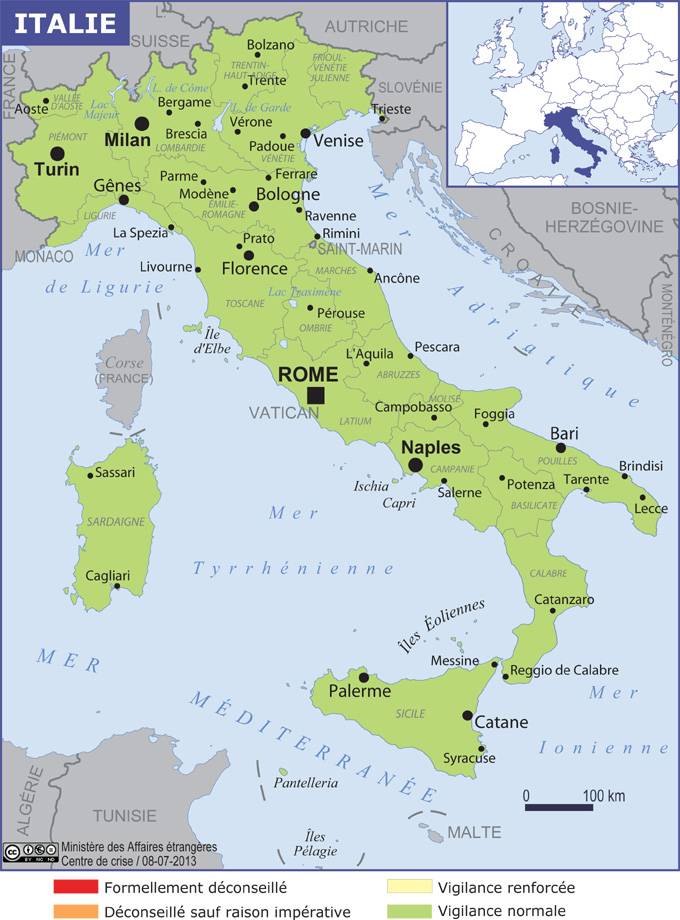 Italie - Ministère de l'Europe et des Affaires étrangères