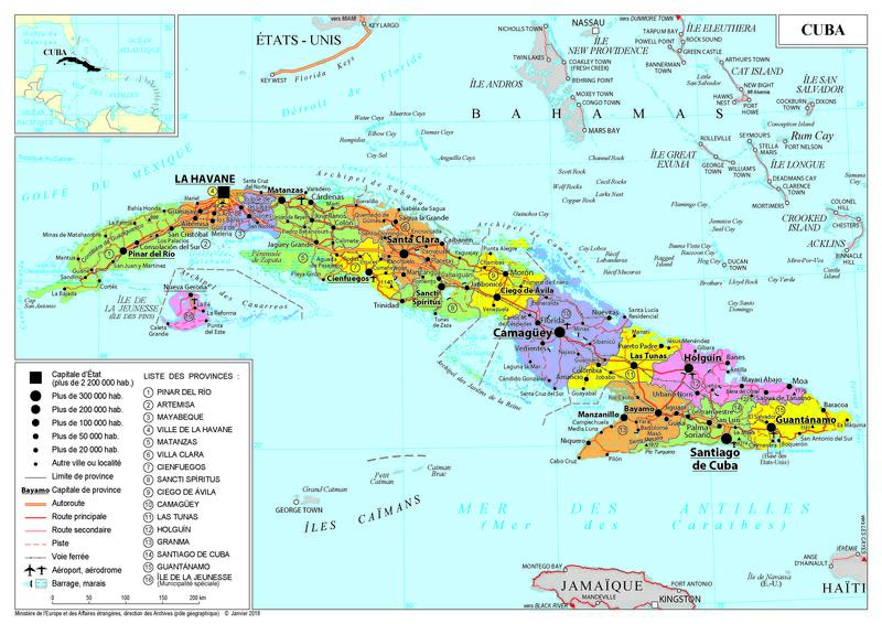Présentation de Cuba - Ministère de l'Europe et des Affaires étrangères