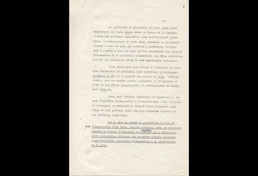 Slideshow - Déclaration Schuman du 9 mai 1950 (2/4) © (...)